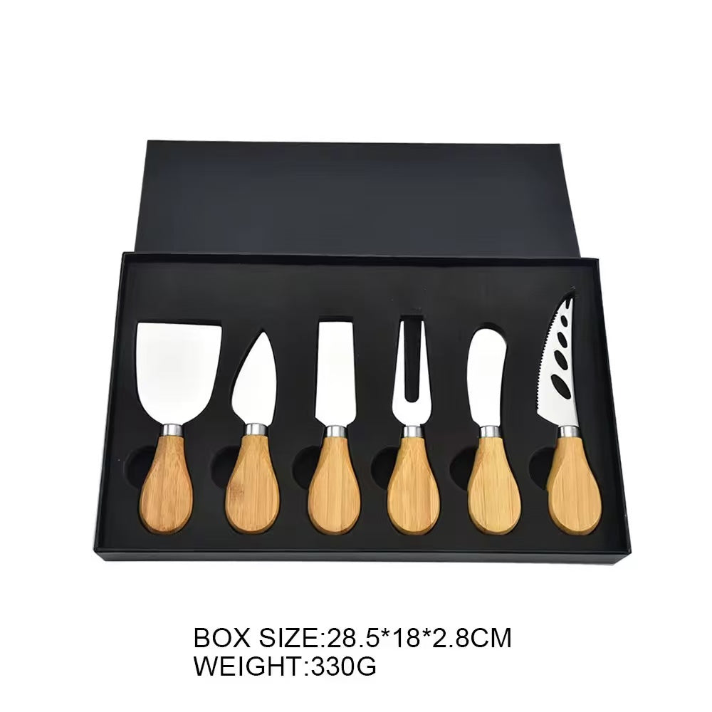 Stainless steel cheese knife set, cheese, milk and butter baking tool set