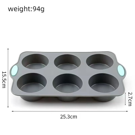 Silicone cake mousse bread baking tray, household baking mold set