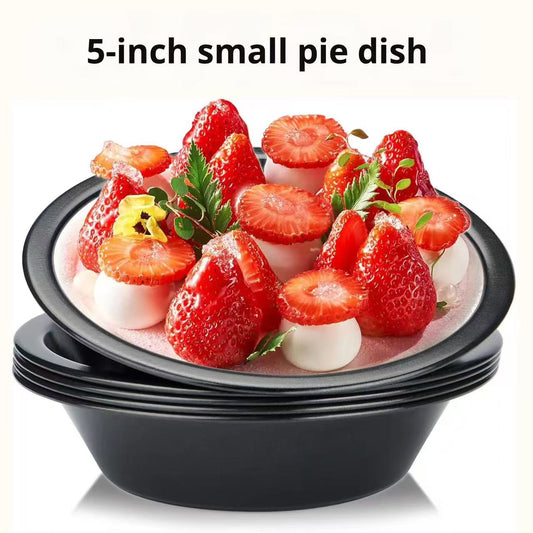 5-inch carbon steel flat-bottom pan, pizza, cake, hamburger and bread baking tray