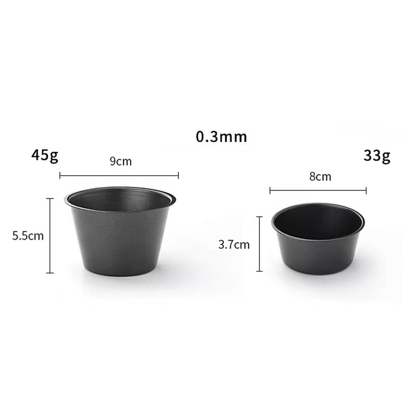 Carbon steel pudding cup egg tart cake mold