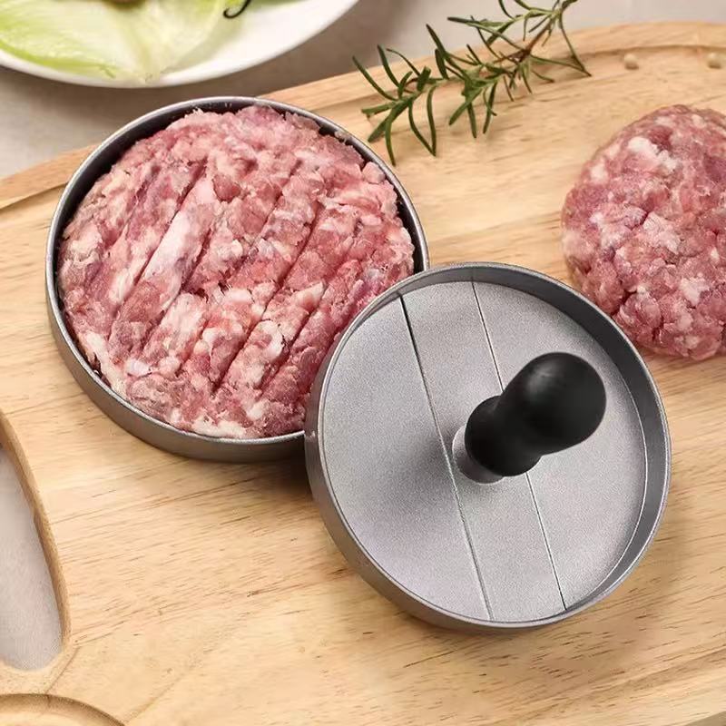 Hamburger meat press