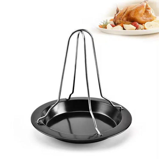 Carbon steel non-stick chicken baking plate