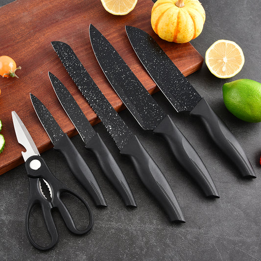 Stainless steel kitchen knife set - 7-piece set