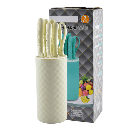 Stainless steel kitchen knife set - 7-piece set