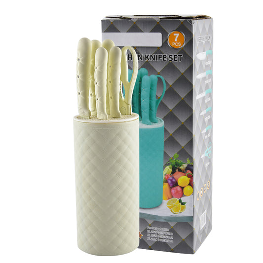 Stainless steel kitchen knife set - 7-piece set