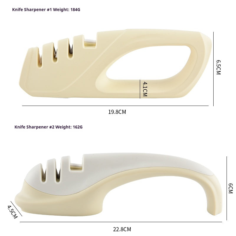 Four-stage household quick knife sharpener