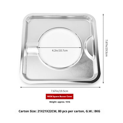 Circular stove top cover, gas stove drip oil bowl, kitchen gas stove accessories