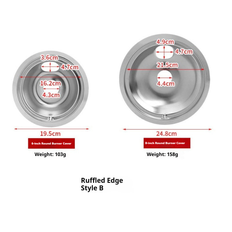 Circular stove top cover, gas stove drip oil bowl, kitchen gas stove accessories