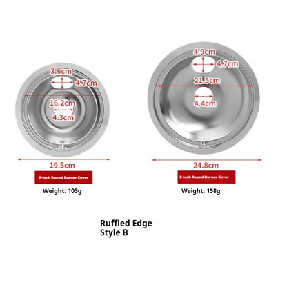 Circular stove top cover, gas stove drip oil bowl, kitchen gas stove accessories