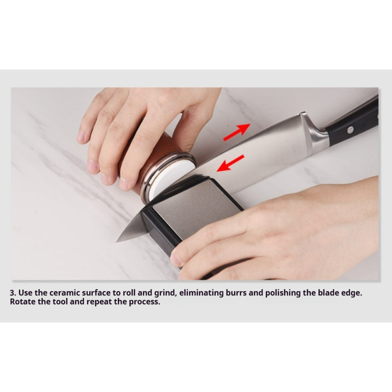Multi-functional adjustable-angle drum knife sharpener