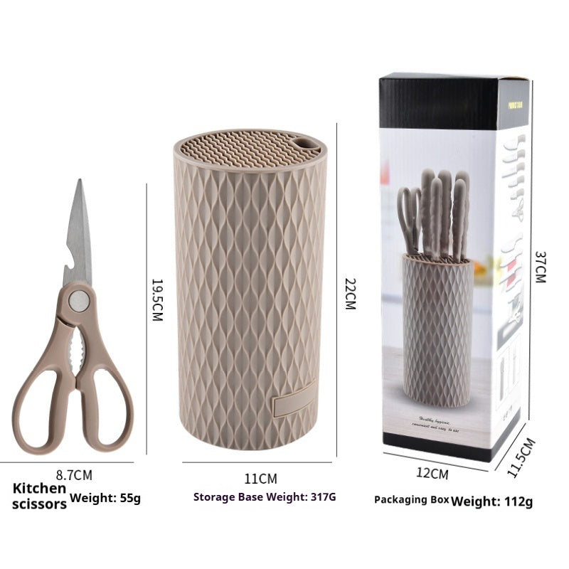 Stainless steel kitchen knife set - 7-piece set