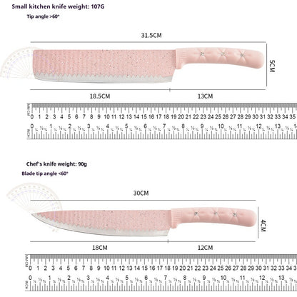 Stainless steel kitchen knife set - 6-piece set