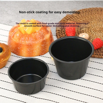 Carbon steel pudding cup egg tart cake mold