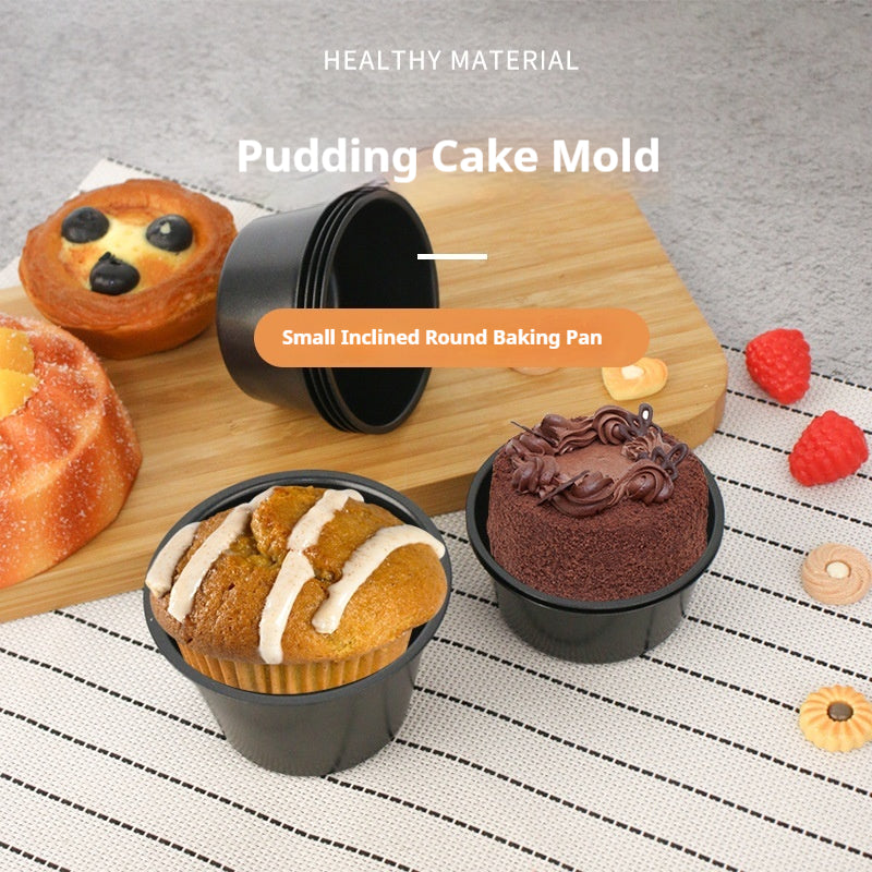 Carbon steel pudding cup egg tart cake mold