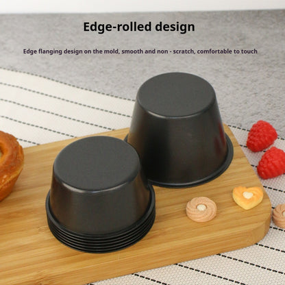 Carbon steel pudding cup egg tart cake mold