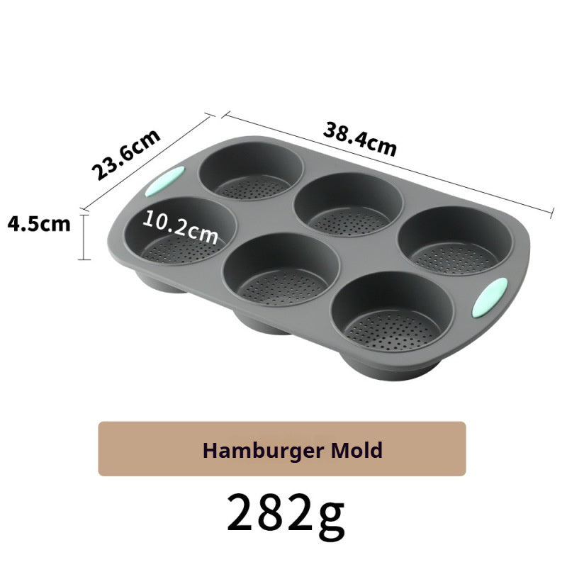 High-temperature resistant silicone cake baking pan set