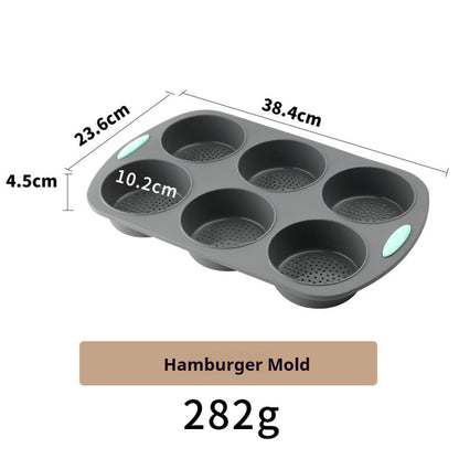 High-temperature resistant silicone cake baking pan set