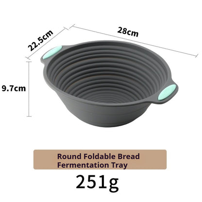 High-temperature resistant silicone cake baking pan set