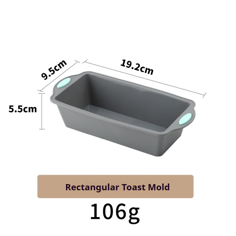 High-temperature resistant silicone cake baking pan set