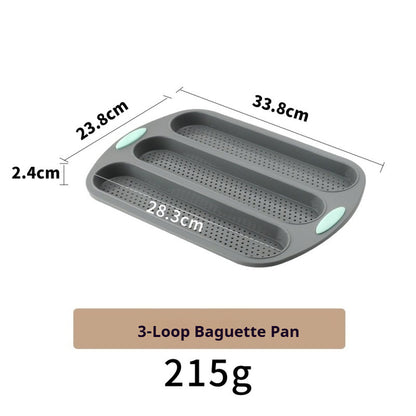 High-temperature resistant silicone cake baking pan set