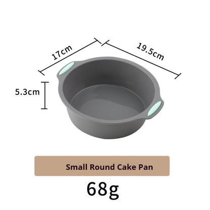High-temperature resistant silicone cake baking pan set
