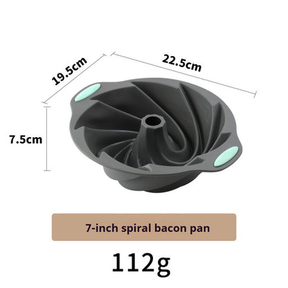 High-temperature resistant silicone cake baking pan set