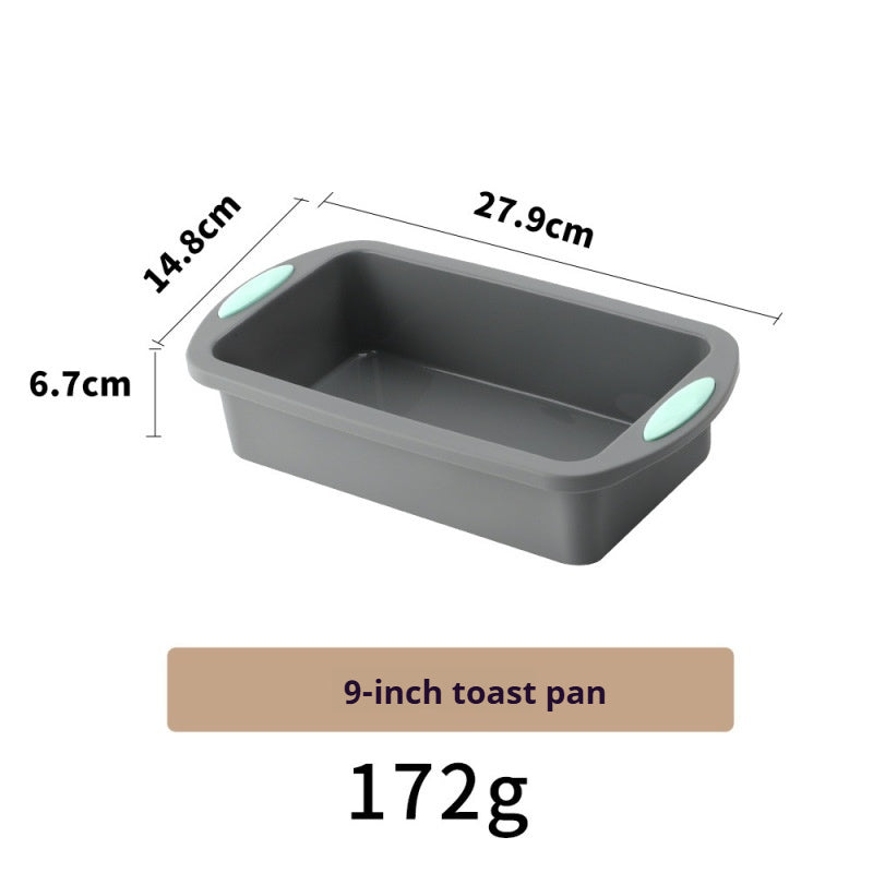 High-temperature resistant silicone cake baking pan set