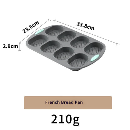 High-temperature resistant silicone cake baking pan set
