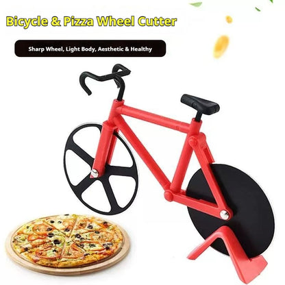Bicycle pizza cutter