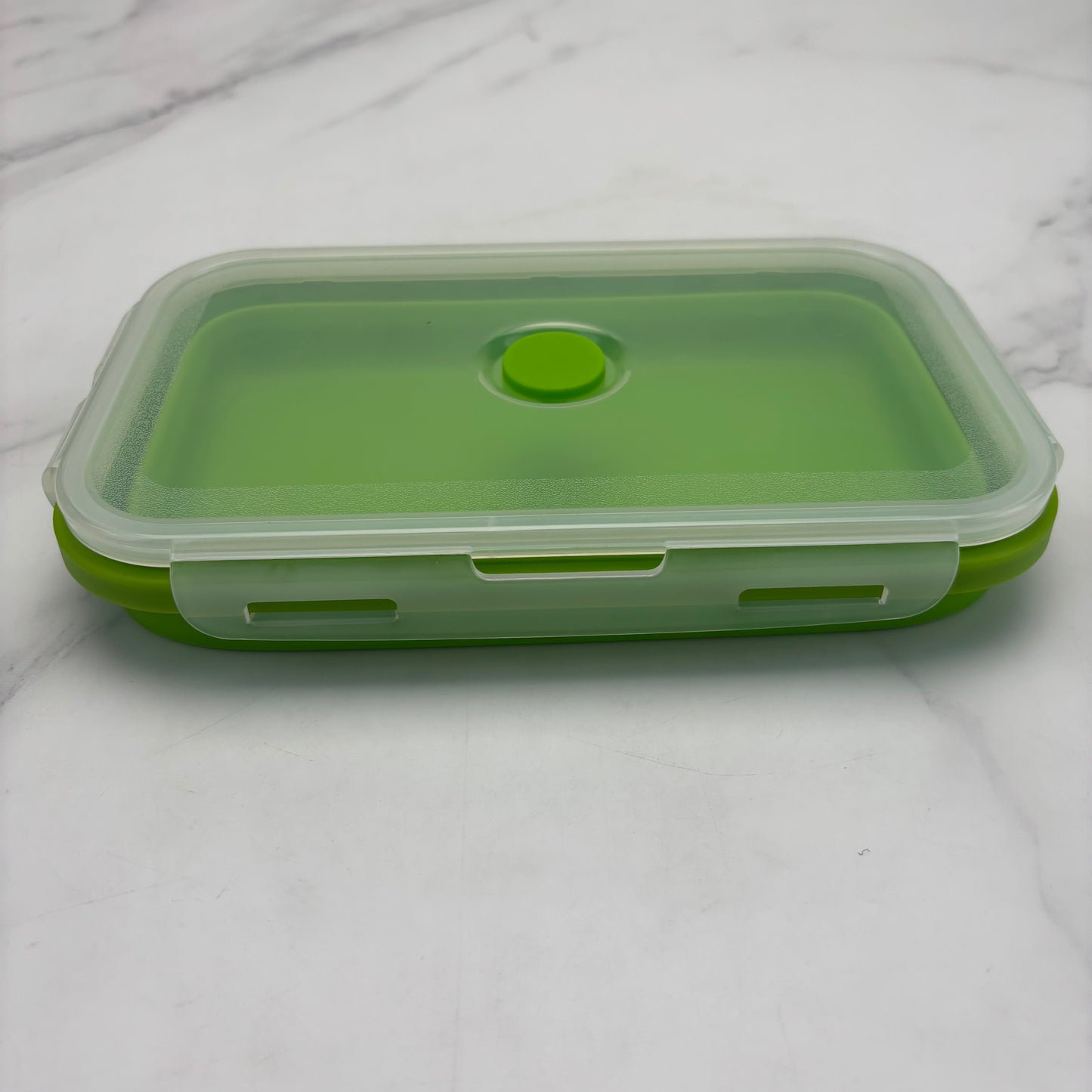 Foldable high-temperature-resistant food-grade silicone food storage container, refrigerator storage box, convenient outdoor packing box