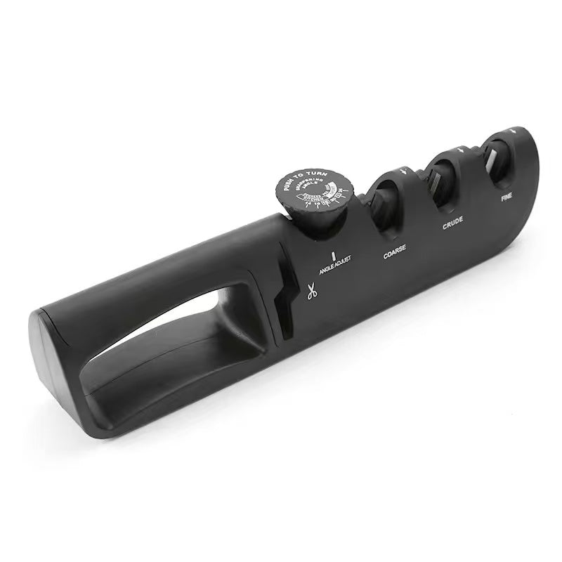 Manual knife sharpener, adjustable angle, anti-slip bottom