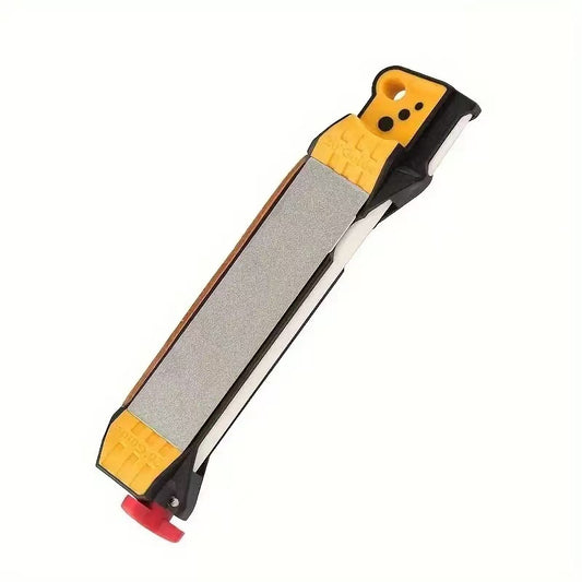 Multi-functional outdoor knife sharpener, suitable for fishhooks and knives