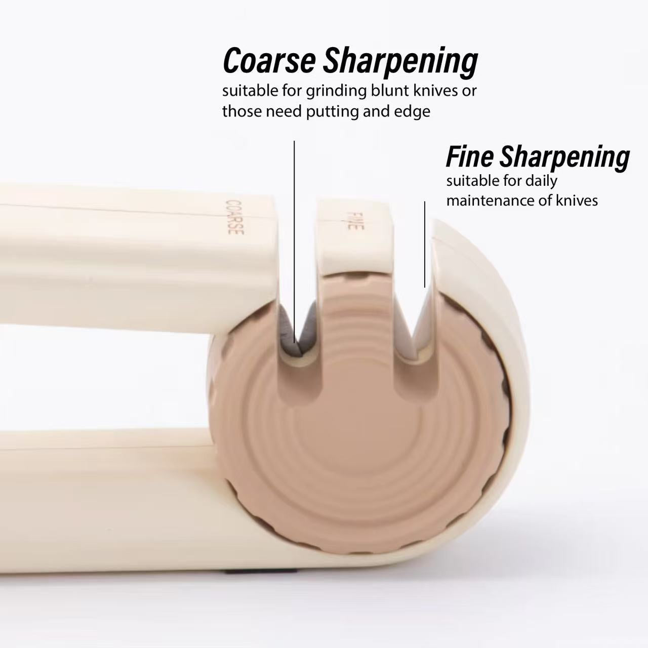 Compact hanging-type household quick knife sharpener