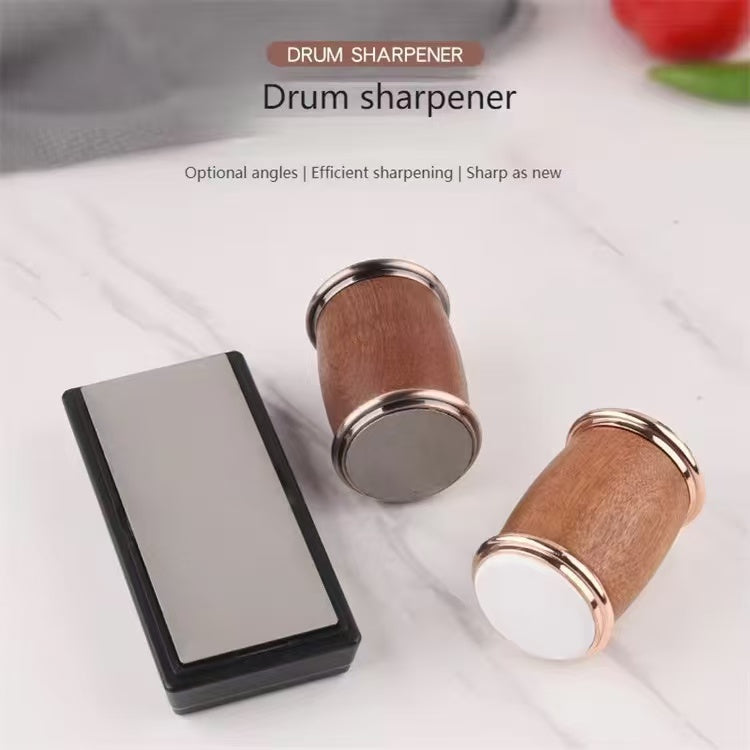 Multi-functional adjustable-angle drum knife sharpener