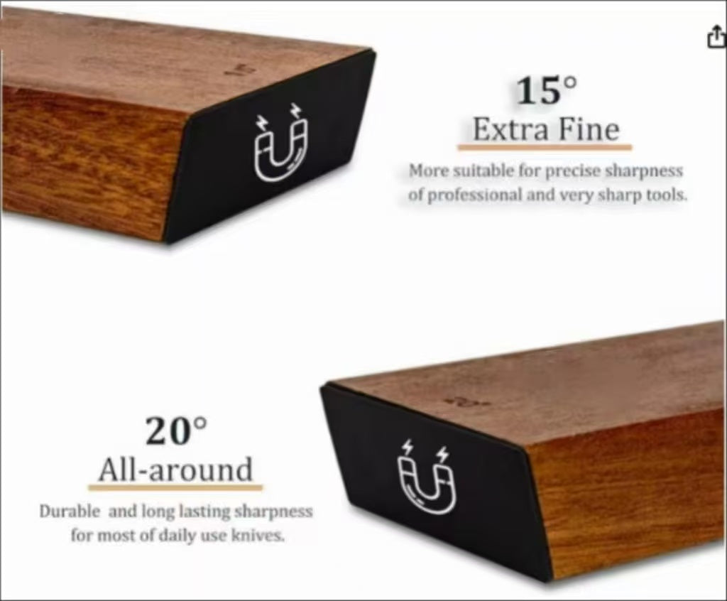 Double-sided drum knife sharpener