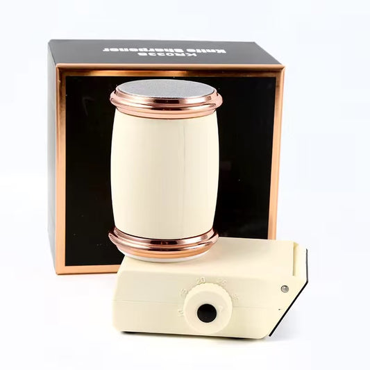 Manual drum adjustable angle knife sharpener