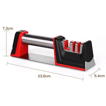 Manual rapid knife sharpener
