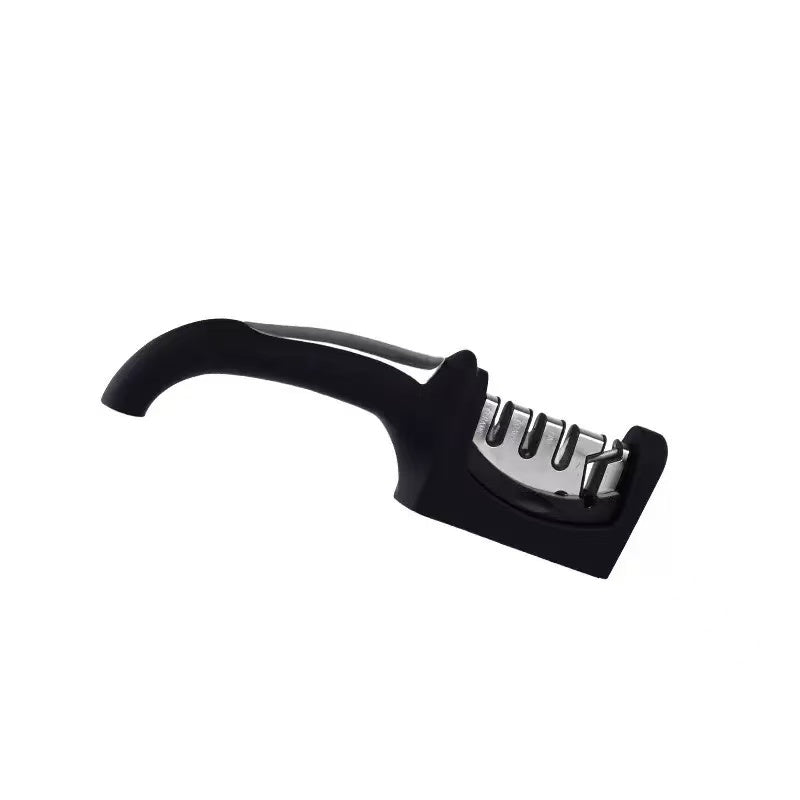Manual rapid household knife sharpener