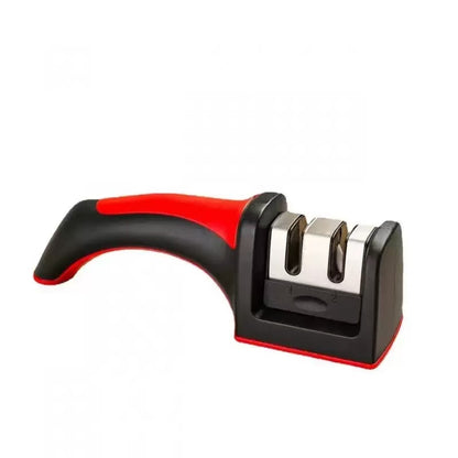 Manual rapid household knife sharpener