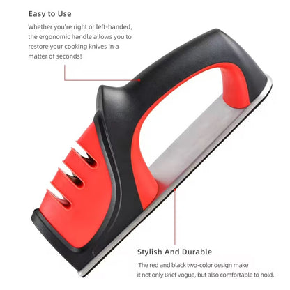 TPR Handle Multi-functional Handheld Knife Sharpening Tool