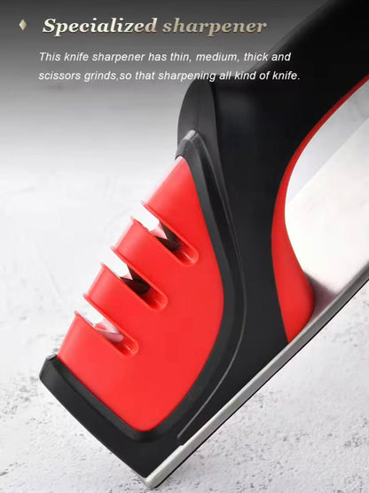 TPR Handle Multi-functional Handheld Knife Sharpening Tool
