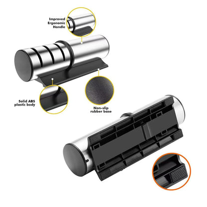 Stainless steel multi-functional knife sharpener