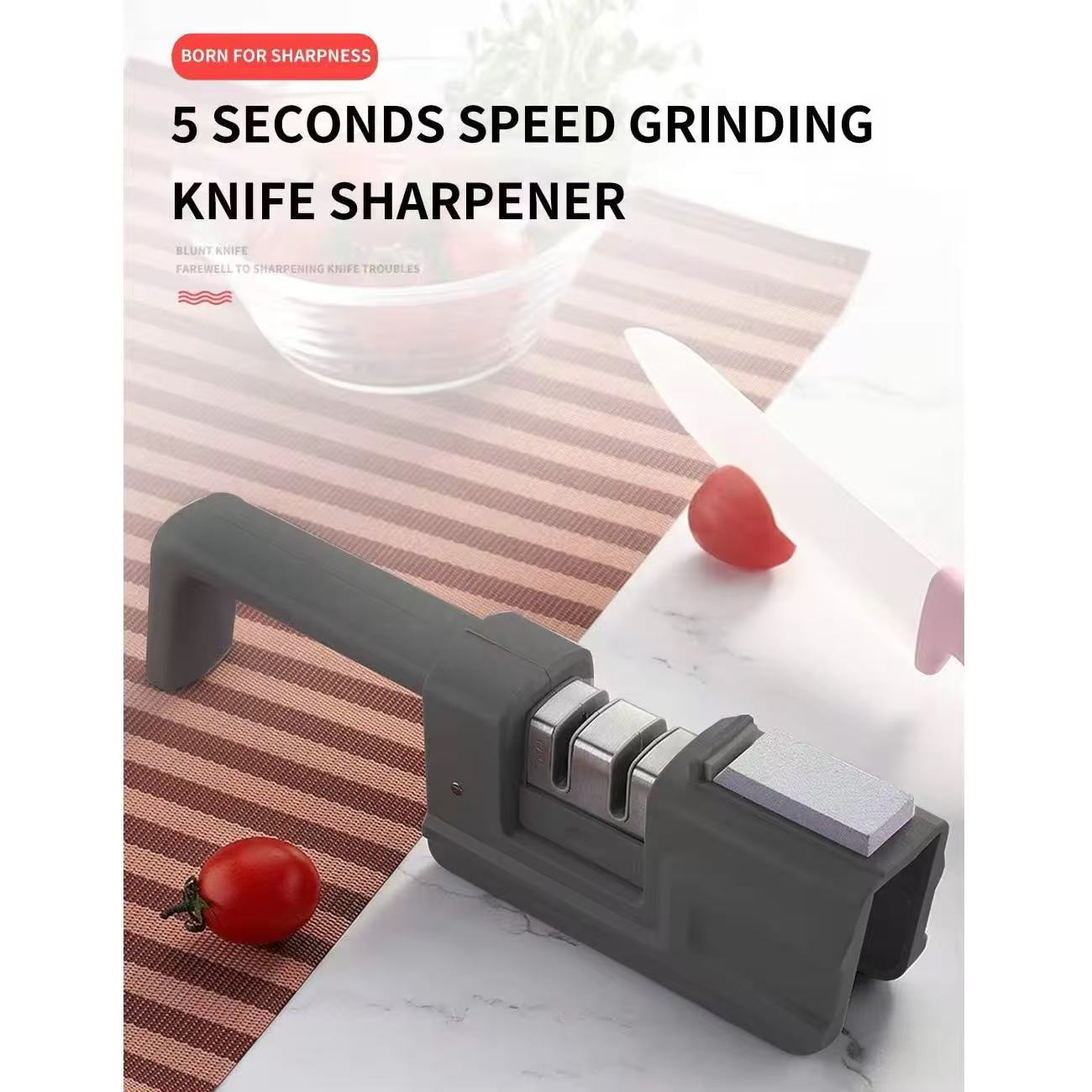 Foldable multi-functional knife sharpener