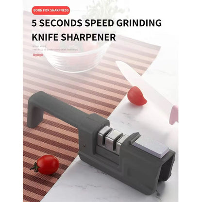 Foldable multi-functional knife sharpener