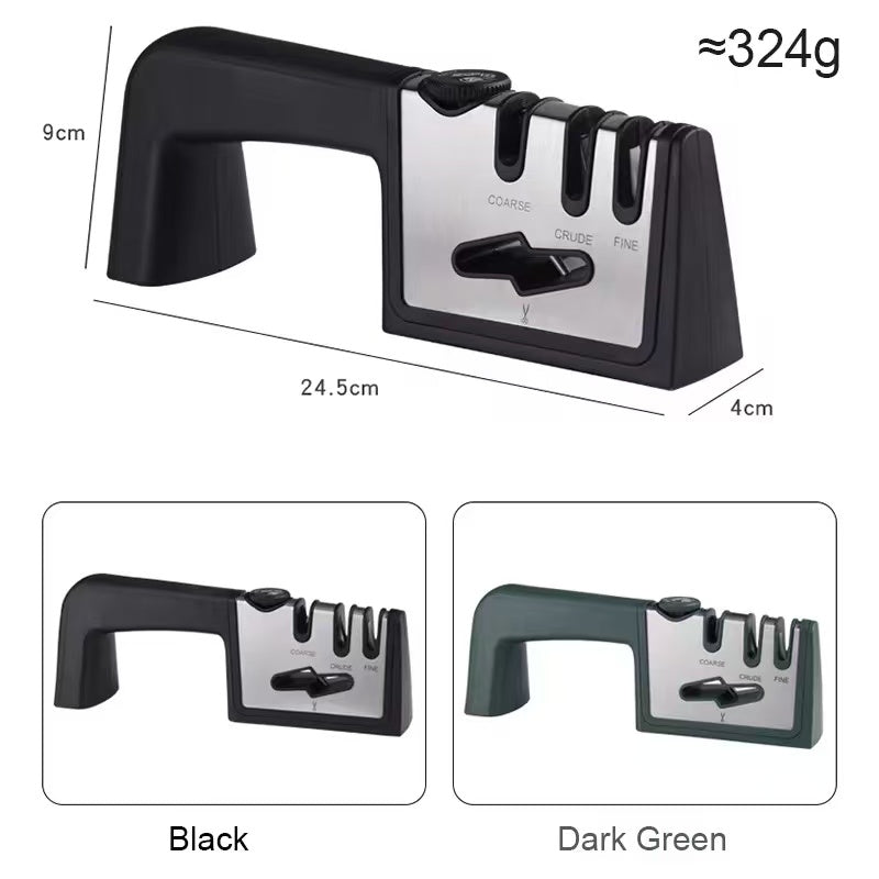 Four-section multi-functional rapid knife sharpener
