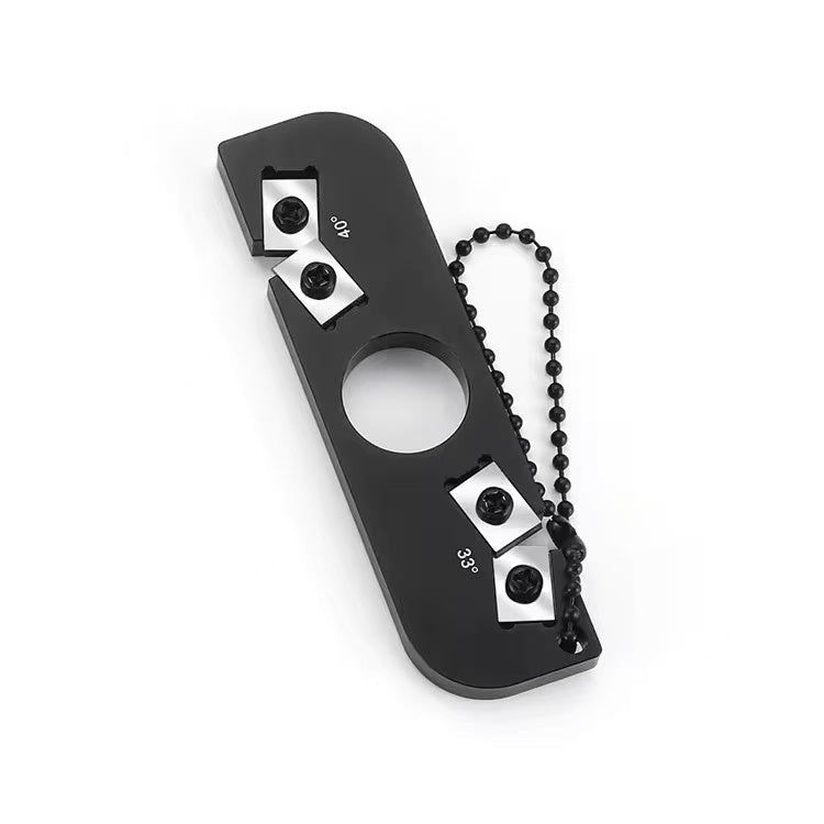 Portable outdoor knife sharpener