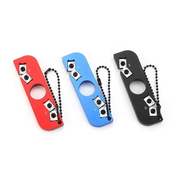 Portable outdoor knife sharpener