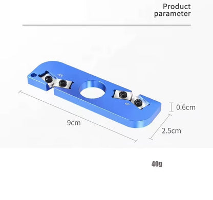 Portable outdoor knife sharpener