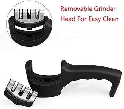 Bottom anti-slip quick knife sharpener