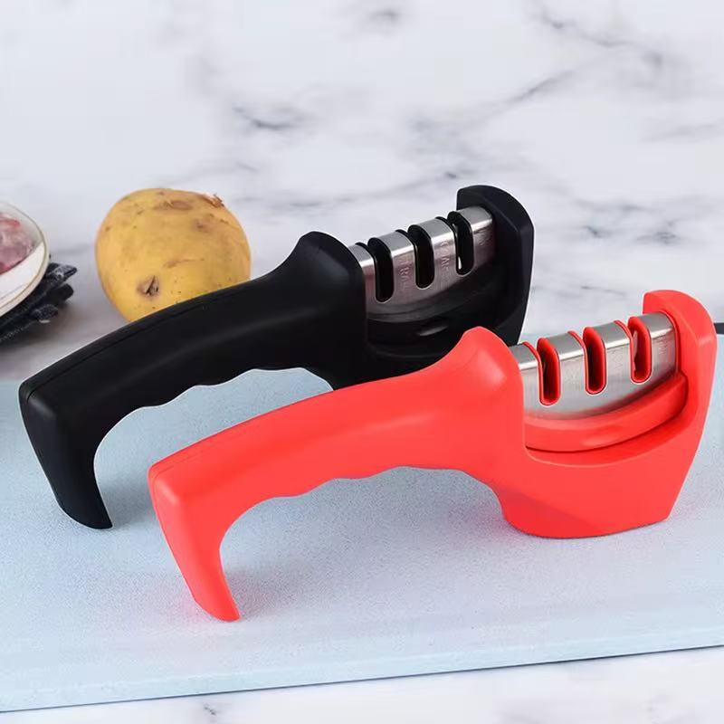 Bottom anti-slip quick knife sharpener